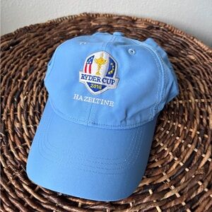 Ryder Cup 2016 Hazeltine Chaska MN Nike Golf Hat Cap Blue Strap Back